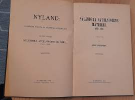 Nyländska avdelningens matrikel 1640-1868