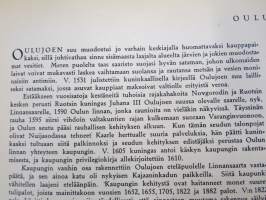 Oulu 1936 -kuvateos, kaupunginvaltuuston puheenjohta K.J. Reinilän omistuskirjoitus maisteri Sirkka-Liisa Virtaselle 12.10.1937