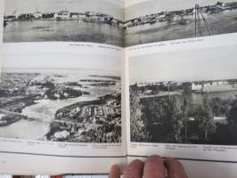 Oulu 1936 -kuvateos, kaupunginvaltuuston puheenjohta K.J. Reinilän omistuskirjoitus maisteri Sirkka-Liisa Virtaselle 12.10.1937