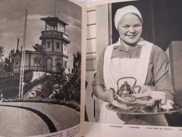 Oulu 1936 -kuvateos, kaupunginvaltuuston puheenjohta K.J. Reinilän omistuskirjoitus maisteri Sirkka-Liisa Virtaselle 12.10.1937