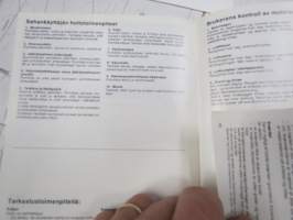 Partner P 85-100 moottorisaha -käyttöohjekirja / motorsåg instruktionsbok