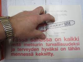 Raket 521E moottorisaha -myyntiesite