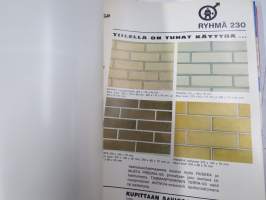 Rakentajan kansio vuodelta 1966, sisältää ohjeita ja määräyksiä, vihjeitä suunnitteluun ja toteutukseen, tuotemainoksia...