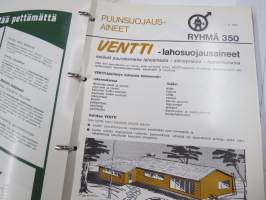 Rakentajan kansio vuodelta 1966, sisältää ohjeita ja määräyksiä, vihjeitä suunnitteluun ja toteutukseen, tuotemainoksia...