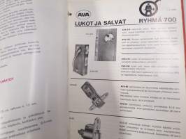 Rakentajan kansio vuodelta 1966, sisältää ohjeita ja määräyksiä, vihjeitä suunnitteluun ja toteutukseen, tuotemainoksia...