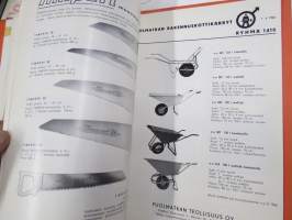Rakentajan kansio vuodelta 1966, sisältää ohjeita ja määräyksiä, vihjeitä suunnitteluun ja toteutukseen, tuotemainoksia...