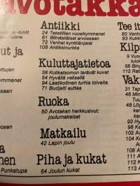 Avotakka 1979 nr 12, Punkatupa vuoden 1979 talo, Sylvi Salosen koti, joulukoristeet