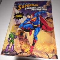 Superman sankarillinen puuhakirja mukana tarroja