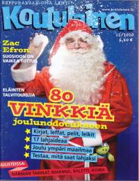 Koululainen 2010/12.  Keskiaukeama-juliste (AVAAMATON) mukana Rihanna, Narnian tarina, baletti, koira