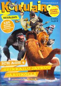 Koululainen kesälehti 2012/7.  132 sivua kesätekemistä. (Kaikki tehtävät tekemättä/ratkomatta, siisti). Suuri lomanumero!