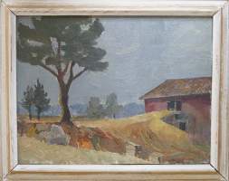 Yrjö Viita &quot;Maisema&quot;  öljy levylle 45x55 cm