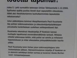 Ulvilan murha - Kadonneen tekijän jäljillä
