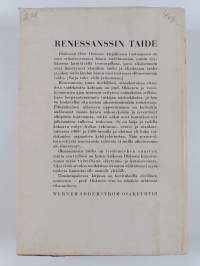 Renessanssin taide : Italian rakennus-, veisto- ja maalaustaide 1400- ja 1500-luvulla