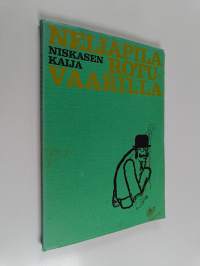Neliapila rotuvaarilla (signeerattu, tekijän omiste)