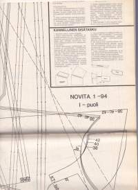 Novita Käsityöt 1/1994. 49 mallia ja kaava-arkki.