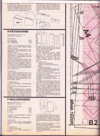 Novita Käsityöt 3/1994. 60 mallia ja kaava-arkki.(Neulepusero, kietaisuhame, bleiseri ja kannellinen sisätasku)