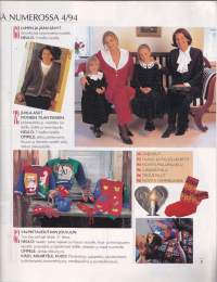 Novita Käsityöt 4/1994. 75 mallia ja kaava-arkki.(Jakku, housut, pusero ja kurttu-pliseerihame)