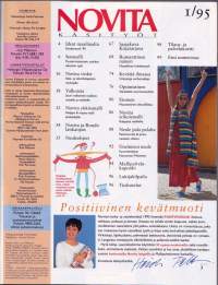Novita Käsityöt 1/1995. 59 neulemallia ja kaava-arkki.(Mekko, paitajakku, kapeat housut).