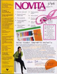 Novita Neuleet 3/1996. Syysneuleiden 60 uutta houkutusta. 116 sivua muotia ja hyviä valintoja.