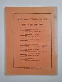Mikkelinläänin maanviljelysseuran vuosikirja vuodelta 1955