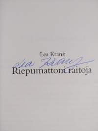 Riepumattoni raitoja (signeerattu)