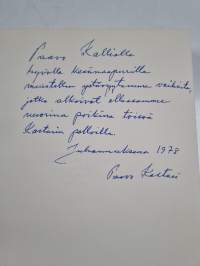 Juhlajulkaisu Paavo Kastari 1907.13/11.1977