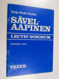 Lectio sonorum opettajan kirja , Sävelaapinen :