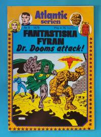 Atlantic serien nr 9 1979 - Fantastiska Fyran.  Dr. Dooms attack. (Sarjakuvat, ulkomaalaiset sarjakuvalehdet, sopiva keräilykappaleeksi, Ihmeneloset)