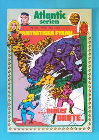 Atlantic serien nr 10 1978 - Fantastiska Fyran. (Sarjakuvat, ulkomaalaiset sarjakuvalehdet, sopiva keräilykappaleeksi, Ihmeneloset)