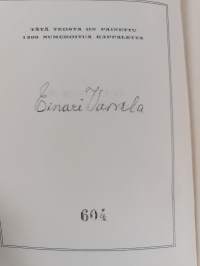 Kullanhuuhtoja : sonetteja (signeerattu, numeroitu)