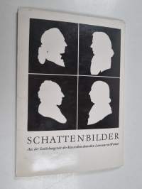 Schattenbilder Aus der Entstehungszeit der klassischen deutschen Literatur in Weimar