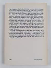 Sosiologian metodisäännöt