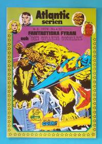 Atlantic serien nr 8 1978 - Fantastiska Fyran och den cyllene Gorillan.  (Sarjakuvat, ulkomaalaiset sarjakuvalehdet, sopiva keräilykappaleeksi, Ihmeneloset)