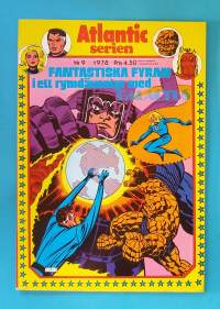Atlantic serien nr 9 1978 - Fantastiska Fyran.  Galactus.  (Sarjakuvat, ulkomaalaiset sarjakuvalehdet, sopiva keräilykappaleeksi, Ihmeneloset)