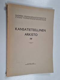 Kansatieteellinen arkisto 4 : Finnskogens folk