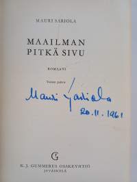 Maailman pitkä sivu (signeerattu)