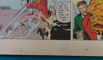 Atlantic serien nr 2 1980 - Fantastiska Fyran.  Varning: Hulk är på gång.  (Sarjakuvat, ulkomaalaiset sarjakuvalehdet, sopiva keräilykappaleeksi, Ihmeneloset)