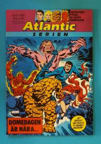 Atlantic serien nr 8 1980 - Fantastiska Fyran. Domedagen är nära. (Sarjakuvat, ulkomaalaiset sarjakuvalehdet, sopiva keräilykappaleeksi, Ihmeneloset)