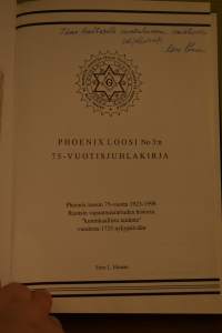 Phoenix Loosi No 3:n 75-vuotisjuhlakirja (signeeraus)
