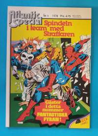 Atlantic Special Nr 6 1978. Spindeln i team med Straffaren.  (Sarjakuvat, ulkomaalaiset sarjakuvalehdet, sopiva keräilykappaleeksi, Ihmeneloset)