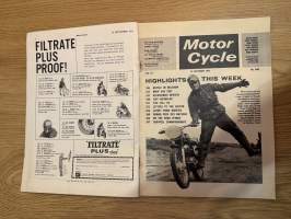 The Motor Cycle 19.9.1963 - english motorcycle magazine / englantilainen moottoripyörälehti