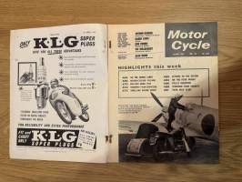 The Motor Cycle 18.4..1963 - english motorcycle magazine / englantilainen moottoripyörälehti