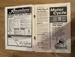 The Motor Cycle 2.9.1965 - english motorcycle magazine / englantilainen moottoripyörälehti