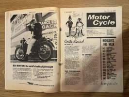 The Motor Cycle 4.11.1965 - english motorcycle magazine / englantilainen moottoripyörälehti