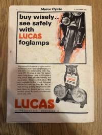 The Motor Cycle 9.12.1965 - english motorcycle magazine / englantilainen moottoripyörälehti