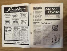 The Motor Cycle 14.1.1965 - english motorcycle magazine / englantilainen moottoripyörälehti
