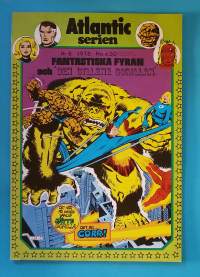 Atlantic serien nr 8 1978 - Fantastiska Fyran och Cyllene Gorillan. (Sarjakuvat, ulkomaalaiset sarjakuvalehdet, sopiva keräilykappaleeksi, Ihmeneloset)