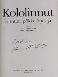 Kololinnut ja muut pökkelöpesijät (signeerattu)