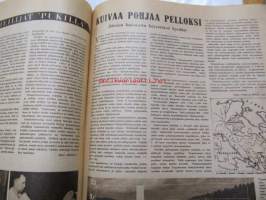 Suomen Kuvalehti 1948 nr 1 tammikuu , Suomalaisen filmin ihanuus ja kurjuus, Fairport palanen Suomea &quot;Valloissa&quot; . Maailmanpolitiikan perintö vuodelle 1948. Laaja