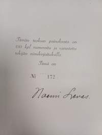 Tampereen teatteri 1904-44 (numeroitu, signeerattu)
